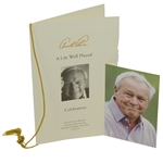 Arnold Palmer Funeral Service Program Including Photo