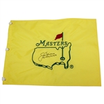 Jack Nicklaus Signed Masters Undated Flag with All 6 Wins Notation JSA ALOA