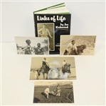 Links of Life Joe Kirkwood Signed by Author Barbara Fey with 4 Original Photos JSA ALOA