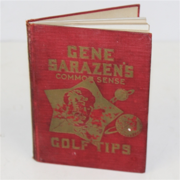 Gene Sarazens 1924 Common Sense Golf Tips Book 
