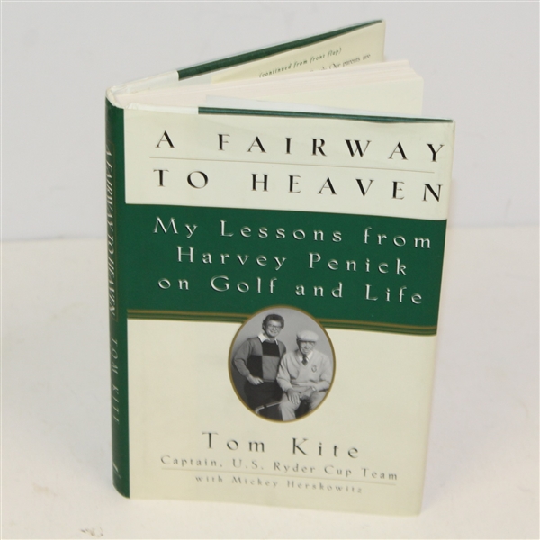 Tom Kite Signed A Fairway to Heaven Book JSA ALOA