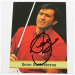Seve Ballesteros Signed Fax Pax Golf Card No. 2 JSA ALOA
