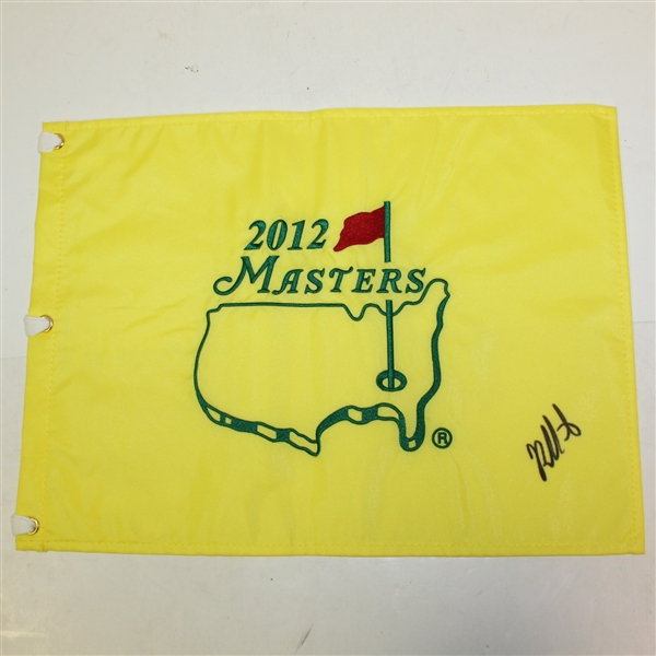 Bubba Watson Signed 2012 Masters Embroidered Flag JSA ALOA
