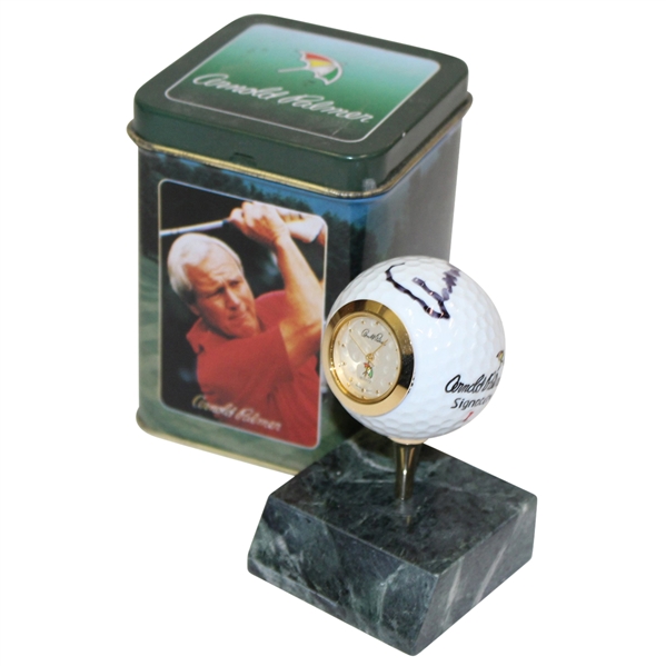 Arnold Palmer Signed Palmer Golf Ball Clocks JSA ALOA