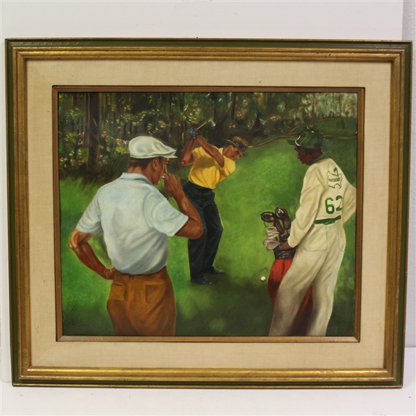 Ben Hogan & Sam Snead at The Masters Print - Undated & Unmarked - Framed