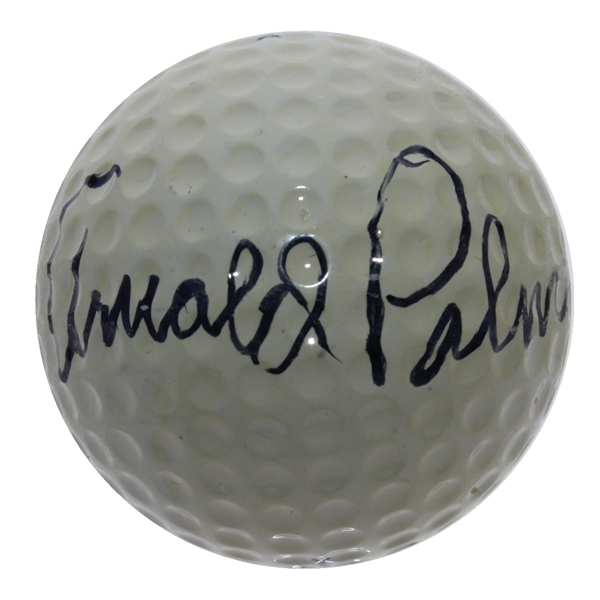 Arnold Palmer Signed Vintage Personal Logo Balata Golf Ball JSA ALOA