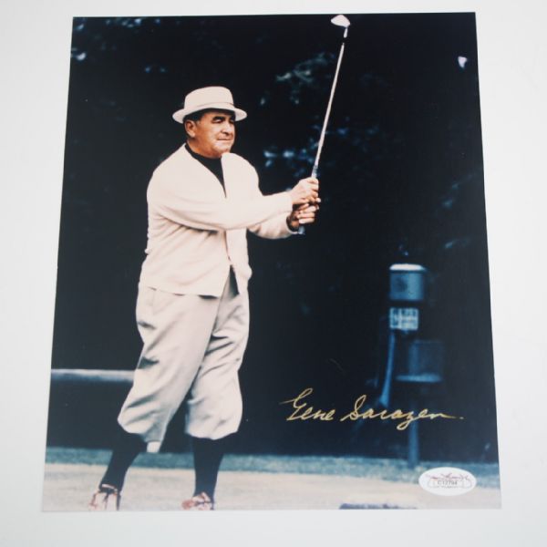 Gene Sarazen Signed 8x10 Photo JSA ALOA