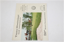 1962 Trans-Mississippi Golf Association at Old Warson CC Program - 59th Championship - Roth Collection