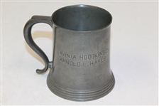 1900 Bristol Golf Club Mixed Handicap Foursome Pewter Tankard - July 14th - Roth Collection