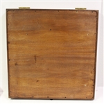 Wood Golf Rack for 100 Golf Balls with a Wood/Glass Door & Locking Latch