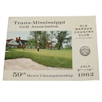 1962 Trans-Mississippi Golf Association at Old Warson CC Program - 59th Championship - Roth Collection