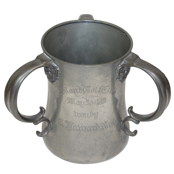 Island Golf Club Trophy Cup Won By Howard Nash May 30th, 1901 - Roth Collection