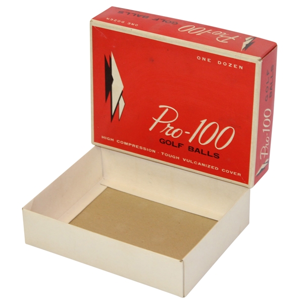 Pro-100 High Compression Vulcanized Cover Dozen Golf Balls Box Only - Roth Collection