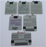 Six Masters Series Badges - 1990-1992, 1994-1995, 1998