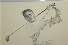 Bobby Jones Ltd Ed #260/500 Van Zandt Signed Drawing JSA ALOA