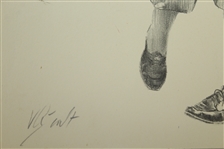 Bobby Jones Ltd Ed #260/500 Van Zandt Signed Drawing JSA ALOA