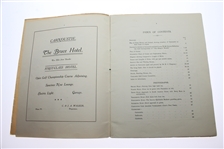 1931 Carnoustie: The New Championship Golf Course Booklet/Program