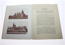 1931 Carnoustie: The New Championship Golf Course Booklet/Program