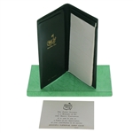 Ben Hogans Personal 1963 Masters Gift Pocket Secretary-Stamped Ben Hogan W/Gift Card