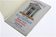 Ben Hogan's Personal 1941 US Open at Colonial CC Program Gifted by Jack Burke JSA ALOA