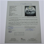 Phil Mickelson Signed 1997 Ryder Cup Logo Golf Ball FULL JSA Letter #Z39457-From Don Bobillo Collection