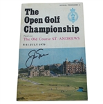 Jack Nicklaus Signed 1970 Open Championship at St. Andrews Program JSA ALOA