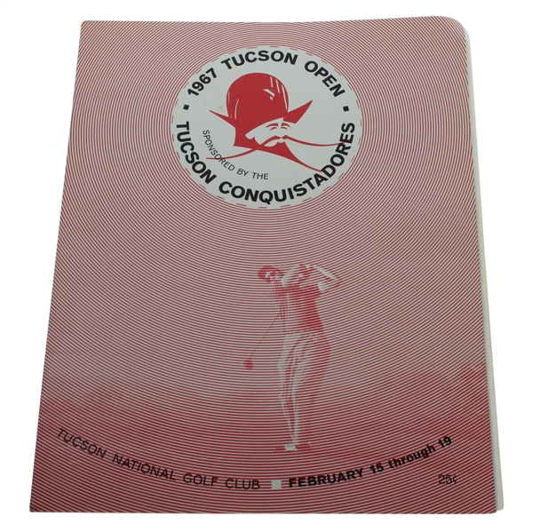 1967 Tucson Open at Tucson National GC Program - Arnold Palmer Winner