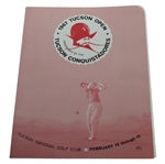 1967 Tucson Open at Tucson National GC Program - Arnold Palmer Winner