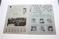 1967 Tucson Open at Tucson National GC Program - Arnold Palmer Winner