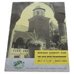 1949 US Open Championship at Medinah CC Program - Cary Middlecoff Winner