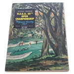 Jack Fleck Signed 1955 US Open at Olympic Club Program - Hogan Upset JSA ALOA