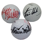 Miscellaneous Lot of Multi-Signed and Single Signed Golf Balls JSA ALOA