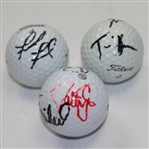 Miscellaneous Lot of Multi-Signed and Single Signed Golf Balls JSA ALOA