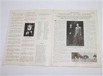 1933 The Coastal Tourist Gardens Open Tournament Program - Walter Hagen Winner