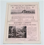 1933 The Coastal Tourist Gardens Open Tournament Program - Walter Hagen Winner