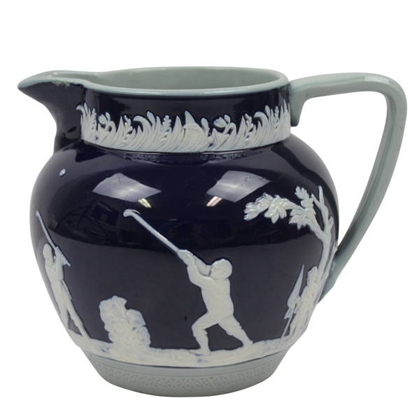 Copeland Spode Stoneware Pitcher- Golf Themed - R. Wayne Perkins Collection