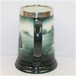 Lenox Mug- Female Golfer- Silver Rim - R. Wayne Perkins Collection