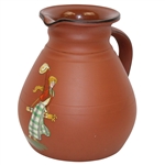 Wedgwood Terracotta Pitcher - Female Golfer - R. Wayne Perkins Collection