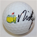 Nick Faldo Signed Masters Logo Golf Ball JSA ALOA
