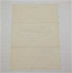 Jack Nicklaus Signed November 22, 1994 Letter on Personal Letterhead JSA ALOA