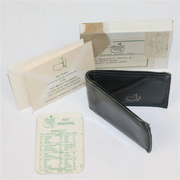 1977 Masters Tournament Member Gift - Wallet