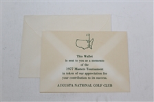 1977 Masters Tournament Member Gift - Wallet