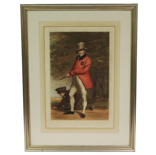 1923 John Taylor Print Engraved by W.A. Cox - Framed