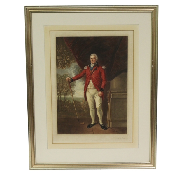 1923 Henry Callendar Print Engraved by W.A. Cox - Framed