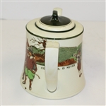 Royal Doulton Golf Themed Tea Pot - Circa 1915 - R. Wayne Perkins Collection
