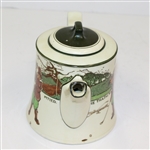 Royal Doulton Golf Themed Tea Pot - Circa 1915 - R. Wayne Perkins Collection