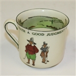 Royal Doulton Golf Themed Tea Cup Circa 1920 - R. Wayne Perkins Collection