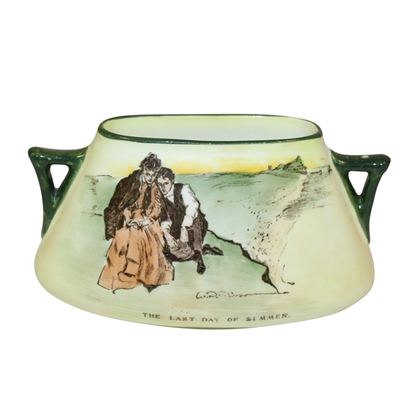 Royal Doulton Gibson Golf Vase The Last Day of Summer - R. Wayne Perkins Collection