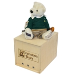 2005 Masters Cooperstown 16" Bear with Certificate and Original Wooden Box