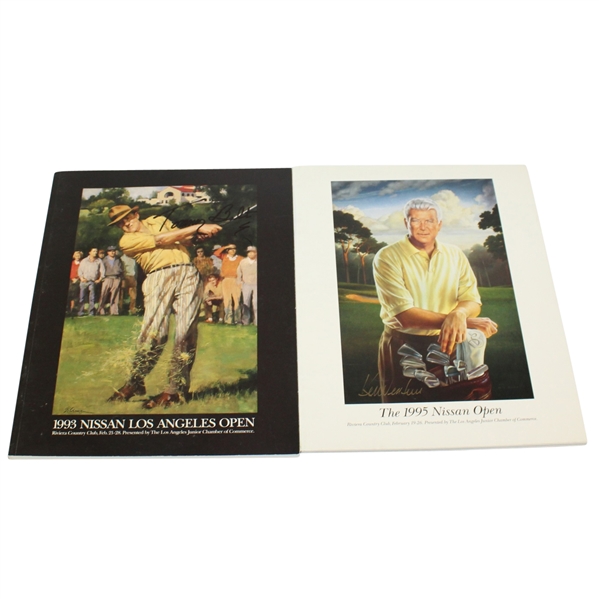 Two L.A. Open Programs Signed by Honorees Tommy Bolt and Ken Venturi JSA ALOA
